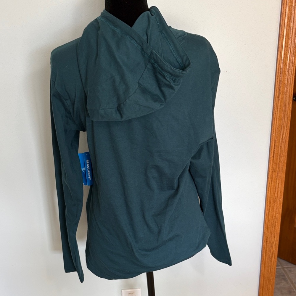 Columbia Dark Teal Hooded Top - Picture 3 of 3